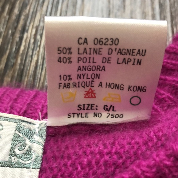 Vintage Jeremy Scott By Braemar Angora Sweater - Picture 15 of 16